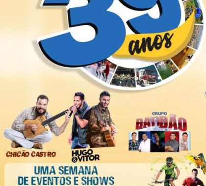 Bodoquena completa 39 anos; veja a programação de eventos