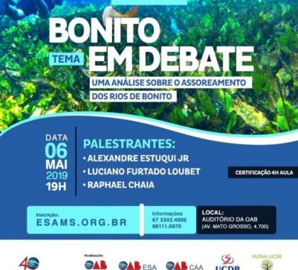Turvamento dos rios de Bonito e Região serão discutidos em Campo Grande