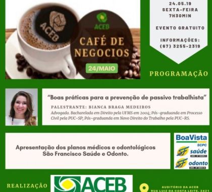 ACEB realiza Café de Negócios em Bonito
