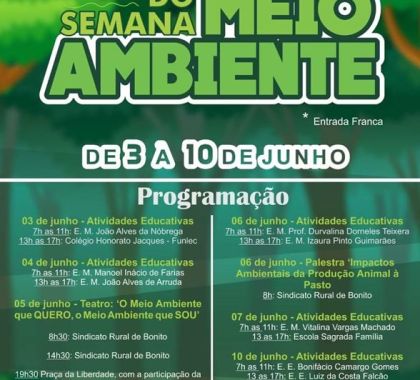 IASB em parceria com CONDEMA promove Semana do Meio Ambiente em Bonito