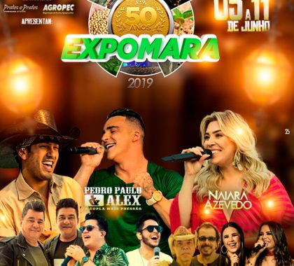 Willian Wack e Nayara Azevedo são atrações em Maracaju nesta noite