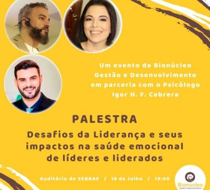 Bionúcleo promove em Bonito (MS) palestra sobre liderança