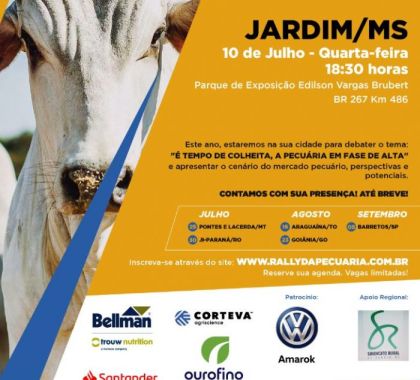 Jardim recebe etapa do Rally da Pecuária 2019