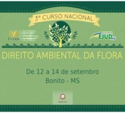 Bonito sediará curso nacional da Enfam sobre Direito Ambiental