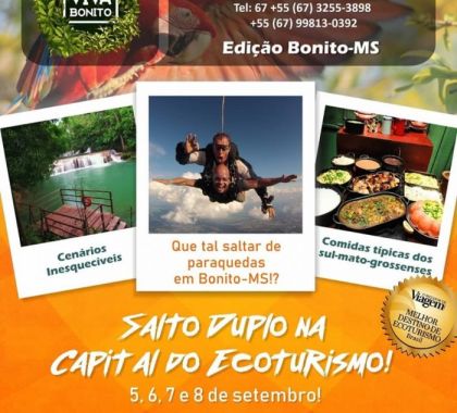 Evento Skydive Trip 2019 terá uma edição em Bonito