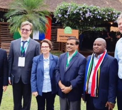 Tereza Cristina e representantes do Brics desembarcam em Bonito