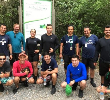 Alunos do curso de Guias de Turismo do Senac visitam a Estância Mimosa